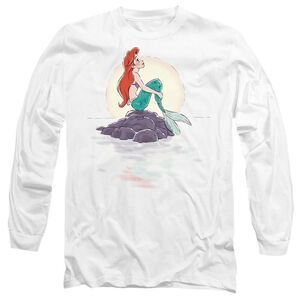 The Little Mermaid Unisex Adult Ariel Sunset T-Shirt / White